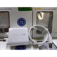 65W SuperVooc Flash Charge UBS to Type-C (adapter + cable type C)