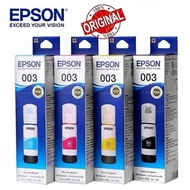 (พร้อมกล่อง)EPSON 003 หมึกแท้ 100%/ถูก (L1110/L1210/L1216/L1250/L1256/L3110/L3150/L3210/L3256/L5290)