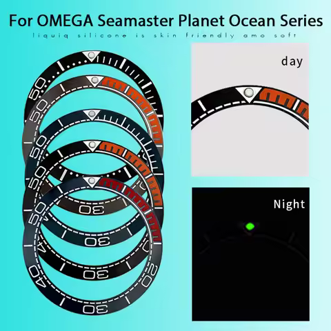 39.8mm Ceramic Bezel Watch Bezel Replacement Ring Insert Watch Accessories for Omega Seamaster Plane
