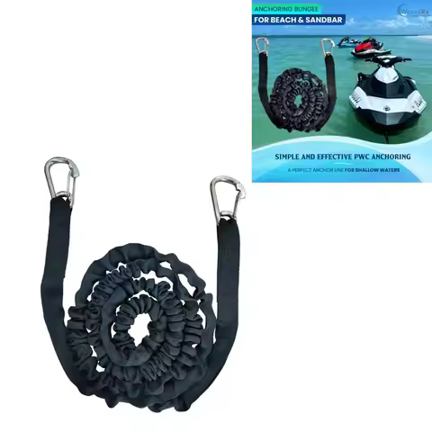 Double Buckle 3 feet 304 Stainless Steel Elastic Dock Rope Ship Rope Bungee Jumping Line Boat PWC Ka