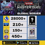 Yu-Gi-Oh! Master Duel [Global] ID -28000+ Gems + Blackwing Full Armor Master + Random Royal Finish U