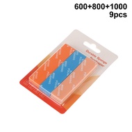 9Pcs For Hobby DIY MS-E400~1200 Semi-rigid Sanding Sticks Plastic Model Polishing Rod Assembling Mod