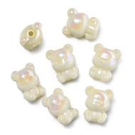 St.kunkka ลูกปัดอะคริลิคลูกปัดชุบหมีน่ารัก1ชิ้นสำหรับการทำจี้เครื่องประดับ DIY