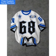 2026NEW[Free Custom Of Name And Number]youth Oversized Drop Shoulder Jersey 68 Number Graphic
