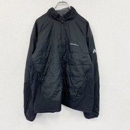 Eddie Bauer 全拉鍊夾克，黑色，L 碼（古著）