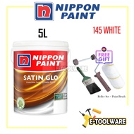 5L Nippon Paint Satin Glo 145 White