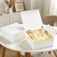 5PCS/1PC/ White Gift Boxes, 8x8x4in Gift Box With Lids, DIY Bridesmaid Proposal Box, Foldable Box Fo