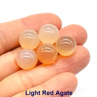 【HOT】 12mm Natural Stone Round Ball No hole Gems Beads Crystal Healing Sphere Amethyst Agate Tiger E