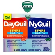 Vicks DayQuil &amp; NyQuil SEVERE Cold &amp; Flu Max Strength (72 LiquiCaps)