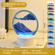 3D Quicksand Painting Table Lamp Exquisite and Compact Touch Control Light for Christmas Party Room