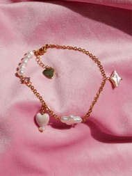 Valleydarley - สร้อยข้อเท้า Lost Angel Anklet 18k Gold-plated