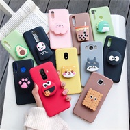 silicone cartoon phone holder case for samsung galaxy j8 j7 j6 j5 pro j4 a6 a8 plus 2018 2017 2016 2