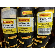 PIRELLI Diablo Rosso Sport Tyre [YEAR 2022] 70/80/100/110/120/130/140/150 - 17 Inch