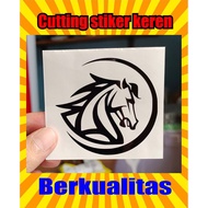 Horse cutting sticker cool sticker