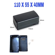 Box 110x55x40mm with screws included - Wanchi abs plastic box.