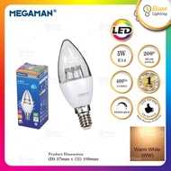 MEGAMAN 5W E14/E27 DIMMABLE/NON-DIMMABLE LED CANDLE BULB