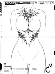 Gothic Style Gothic Temptation Waterproof Temporary Tattoo Sticker