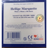 Ge Mac 500 ecg paper size 90 mm x 90 mm x 360 sheets