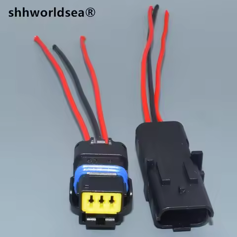 shhworldsea 3 Pin 211PL032S0049 211PC032S0049 Automotive Wire Socket Auto Connector For PSA Peugeot 