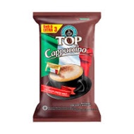 A622-(9 PCS) Top Coffee Cappuccino Instant Coffee 25g Pack With Choco Malt Practical Milk Coffee Sac