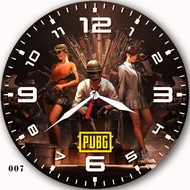 PUBG 07 CUSTOM GAME WALL CLOCK