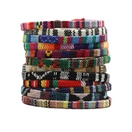 sa Set of 12 Distinctive Bohemian Bracelet Colorful Bohemian Bracelet Collection Stylish Handmade Fe