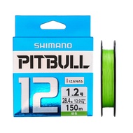 6262024 SHIMANO Pittbull สายเบ็ดตกปลาแบบเกลียว PL-76FV 150เมตร12เส้นเส้นใยแบบหลายเส้น PE สำหรับตกปลา