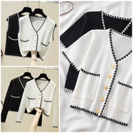 Msia Ready Stock🔥T2408 Women Elegant Long Sleeve Blouse 小香风 Premium Good Quality Shirt