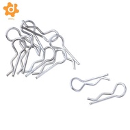 [utruiut0k] 10Pcs Metal Body Clips for WLtoys K969/K979/K989/K999/P929/P939 Accessories