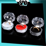 Sao-5903 Ring Box Jewelry Holder Jewelry For Jewelry/Premium Acrylic Small Crystal Ring Box/Crystal 