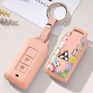 FOR Mitsubishi car key cover Keychain Triton Lancer xpander ASX Mirage Attrage Outlander Pajero mits