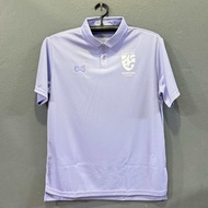 เสื้อโปโลทีมชาติ WARRIX  WA-232PLACL34 แถมฟรี!! โลโก้ช้างศึกแชมป์ AFF