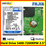 FHJIK HDD 80GB 160GB 240GB 320BG 1TB 2TB 4TB ฮาร์ดไดรฟ์ภายในโน๊ตบุ๊คแล็ปท็อปเดสก์ท็อป2.5 "SATA2 5400