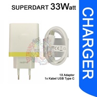 ready Charger Realme Type C Original 100% 33 Watt Super Vooc