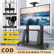 32/65/75/85 inch Universal TV Stand with Base TV Bracket Adjustable Heavy Duty Movable TV Rack for M