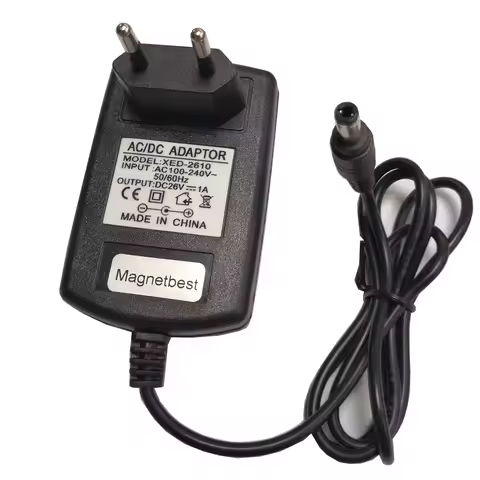 AC DC Power Supply 26V 0.5A 500mA 550MA 1A 1000mA Charger 21.6V For Tefal TY6756 Airbot Supersonics 