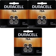 Duracell 76A LR44 Duralock 1.5V Button Cell Battery 12 Pack Duracell 76A LR44 Duralock 1.5V Button C