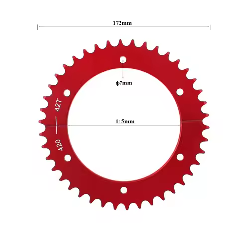 #420 Chain 42T Split Aluminum Sprocket For Predator 212cc 196cc 420cc 389cc 301cc 79cc 98cc 6.5hp 7.