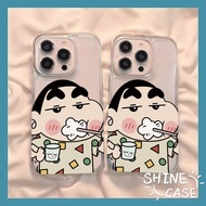 Applicable to OPPO A60 Phone case OPPOA16 A17 Cute cartoon Shin-chan cleaning teeth OPPOA58 shockpro
