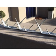 (MY Ready Stock)Anti Climb Fence Barb Hot Dip Galvanized Size L/Wall Spikes Pagar Anti Pencuri Anti 