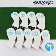 OUDIMEI Golf Iron Headcover 4-9,P,S,A,X Iron pole cover Protector Case Golf Iron Covers Set Protecti
