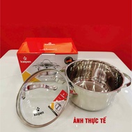 Kalpen Lermat premium 304 stainless steel pot, 5-bottom 304 stainless steel pot, induction cooker st