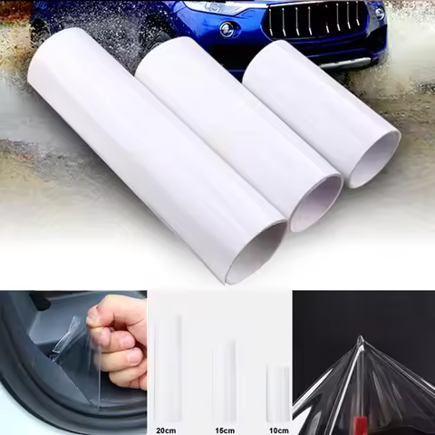 Protective Clear Vinyl Film Car Bumper Hood Paint Protection Sticker Anti Scratch Clear Transparency