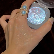 Diamond high-gloss sleeping silkworm brightens facial flash eyeshadow sparkling sparkling pearl Mashed Potatoes Slim Moonlight gravel