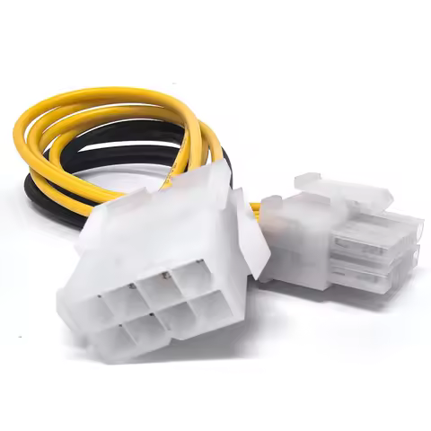 CPU 8pin Male to 8 pin Female Power Supply Extension Cable For CPU Extension Cable 18AWG