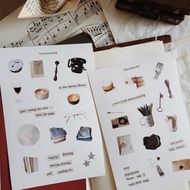 Yeoncharm Still Life Photography Sticker Set | Aesthetic Sticker Set | Decorative Journal Sticker Se