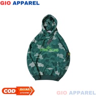 GIO APPAREL | STNE ISLAND Hoodie Camo Fleecewear Fulltag Import