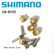 Shimano SM-BH59 BH90 MTB Mountain Bike Hydraulic Brake Hose Cable Olive Connector Sleeve Mainly Applied For DEORE SLX XT XTR Series