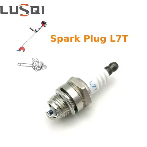 LUSQI L7T Spark Plug For 2 Stroke Electrode Gasoline Chainsaw Brush Cutter Engine 33cc-49cc 2500 380