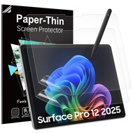 2 Pack Paper Screen Protector for Microsoft Surface Pro 12 Inch 2025, Anti-Glare Anti-Scratch PET Fi